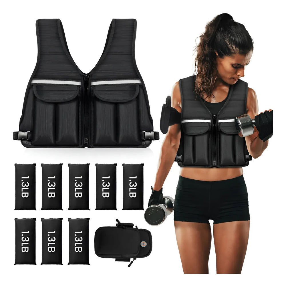 Chaleco Con Peso Ajustable 8kg para Ejercicio