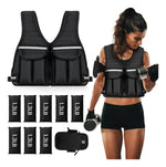 Chaleco Con Peso Ajustable 8kg para Ejercicio