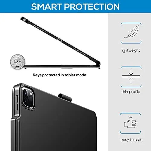 Funda Con Teclado Typecase iPad Pro 12.9 2022 Negro (USADO)