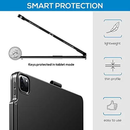 Funda Con Teclado Typecase iPad Pro 12.9 2022 Negro (USADO)