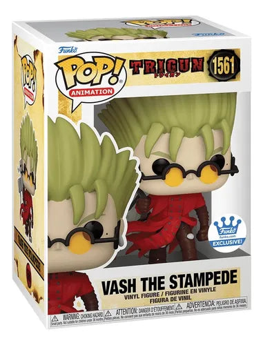 Funko Pop, Trigun, VASH La Estampida con Punisher Cross. 1561