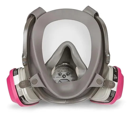 Máscara de respirador reutilizable protección profesional pintura mediano 6800.