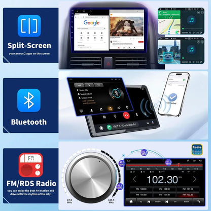 Estéreo Android 9.0 9.7 Pulg Ford Transit Connect 2014-2018