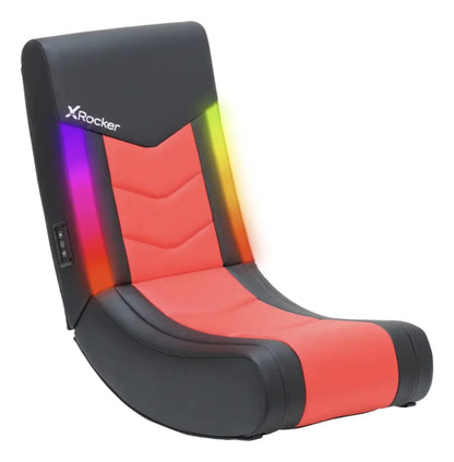 Silla Gamer X Rocker Neomotion Solo RGB Floor Rocker con Luces