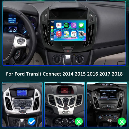 Estéreo Android 9.0 9.7 Pulg Ford Transit Connect 2014-2018