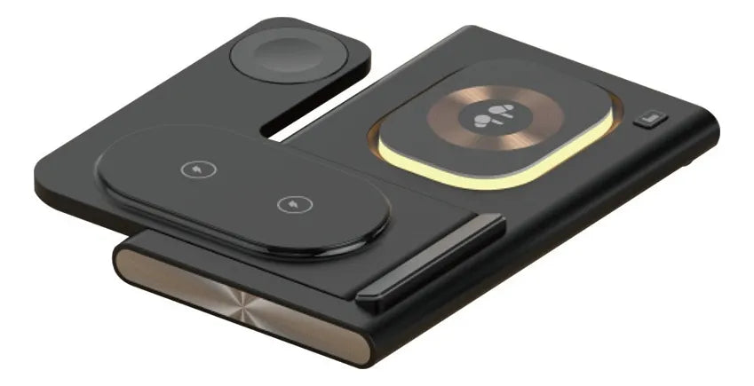 Cargador Magnético Inalámbrico 3 en 1 alta tecnología