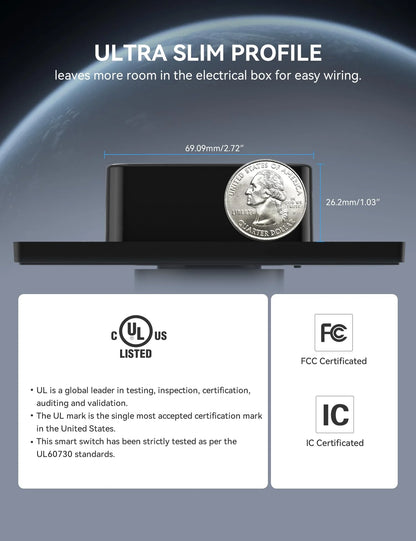 Dimmer Inteligente Giratorio ELEGRP TFT Smart Luz Wi-Fi