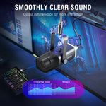 FIFINE AmpliGame KS5 Micrófono AM8 Mezclador SC3 XLR