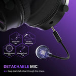 Audífonos Gamer FIFINE AmpliGame H19 RGB Con Cable