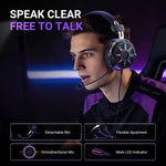 Audífonos Gamer FIFINE AmpliGame H19 RGB Con Cable