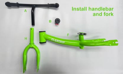 Bicicleta De Equilibrio Elantrip Sin Pedales Ajustable 1 A 3 Años