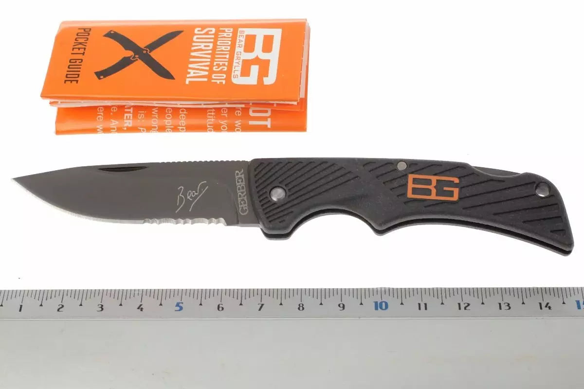 Navaja de bolsillo compacta, Gerber Survival, Compact Scout.