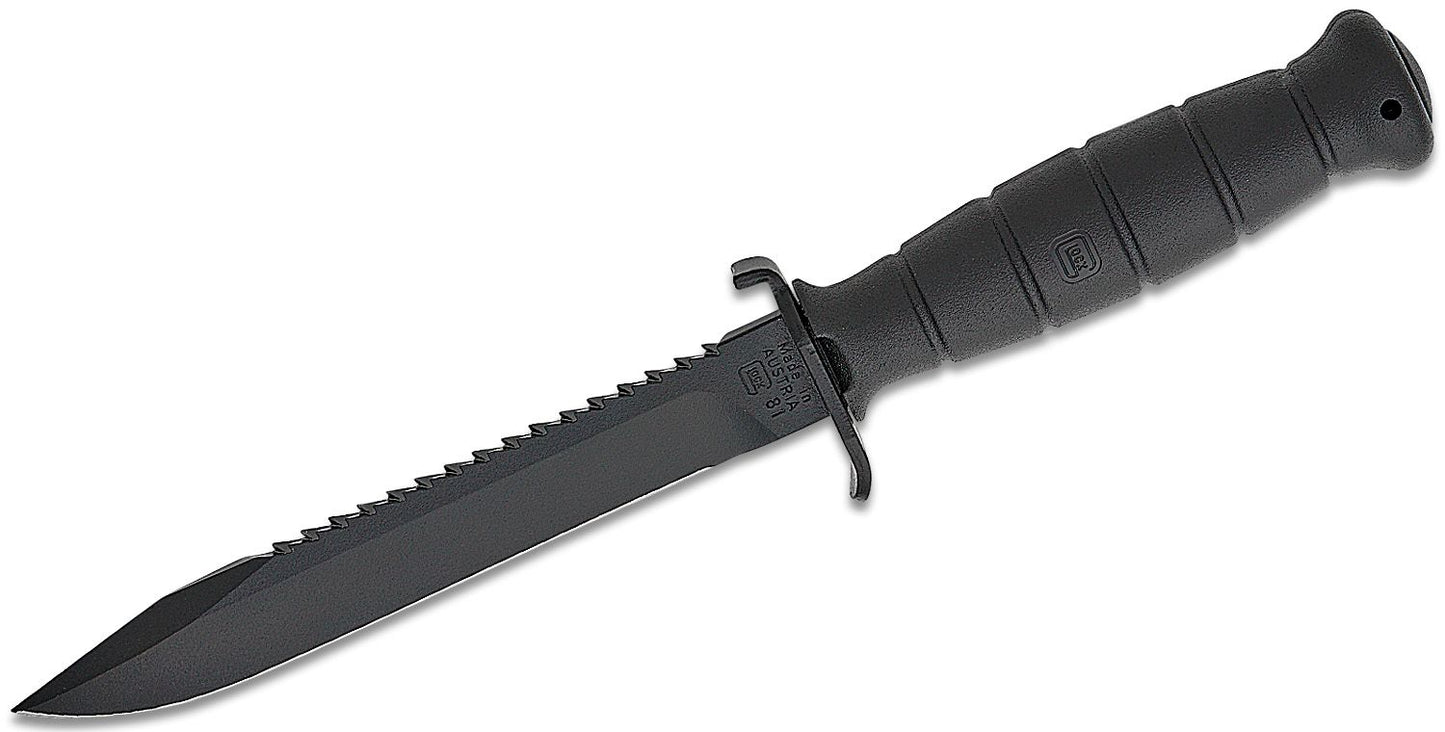 Cuchillo de caza, campo, Glock negro, para supervivencia, deportes.