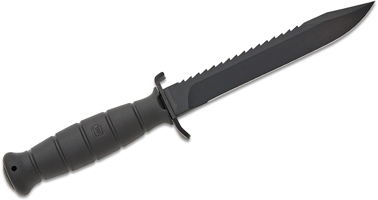 Cuchillo de caza, campo, Glock negro, para supervivencia, deportes.