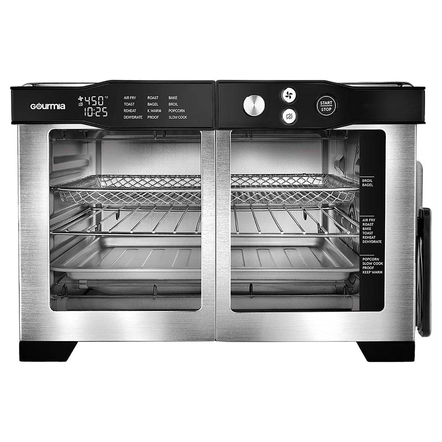 Freidora de Aire Digital de 6 Rebanadas Gourmia Horno 24L