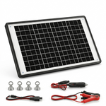 Cargador y mantenedor de baterías solares Powoxi 12V y 10W