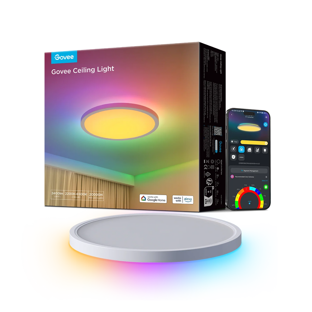Lámpara de techo inteligente Govee 12" RGBWW
