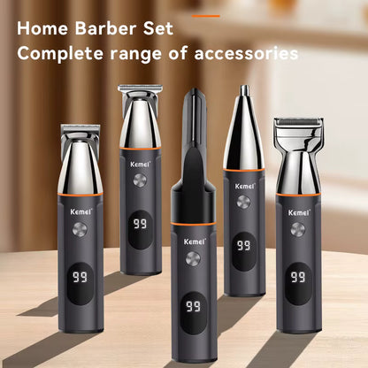 Máquina Cortar Cabello Kemei KM-5857 Profesional USB