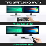 KVM Switch Dual Monitor 4K60Hz USB3.0 Conmutador