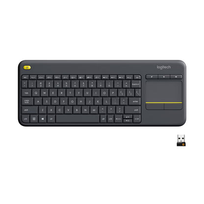 Teclado Logitech K400 Plus Inalámbrico Touchpad