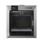 Impresora 3D QIDI Max4 Combo plateada con cámara calefaccionada y almacenamiento de filamento — vista 2
