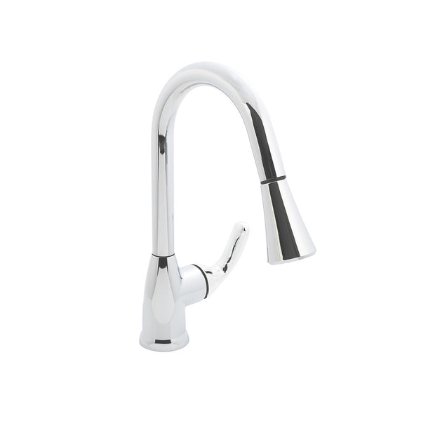 Grifo de cocina monomando, extraíble, Earth Luxe Niagara Cromado.