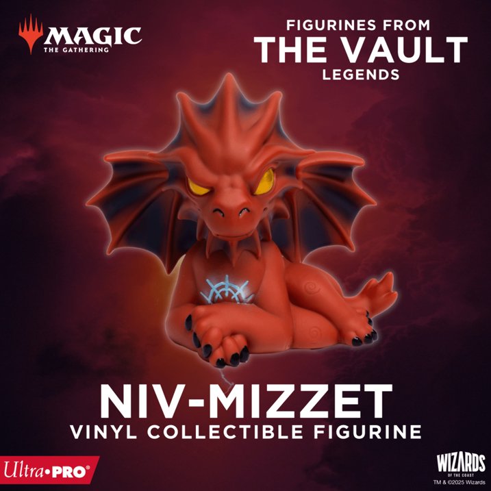 Magic The Gathering Figuras de Niv-Mizzet de la bóveda caja abierta