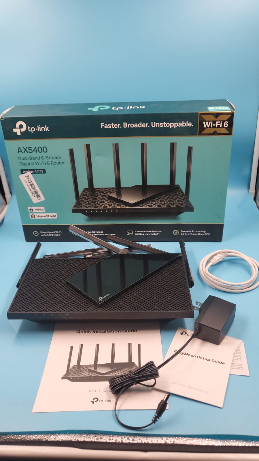 TP-Link Router 5400 Mbps Wifi-6 AX73