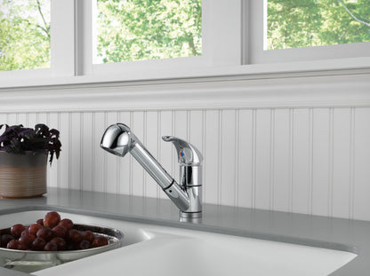 Grifo extraíble para cocina, Peerless P18550LF, 1 o 3 Agujeros.