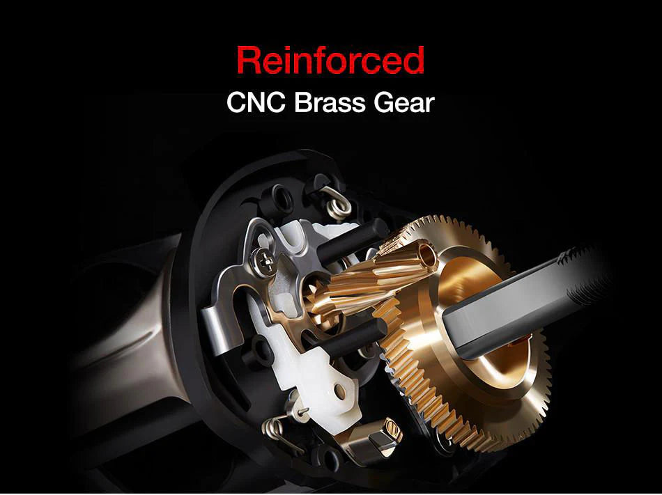 Carrete baitcasting Piscifun relación de transmisión de 7.1:1 (USADO)