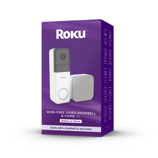 Timbre y timbre video con cable Roku Smart Home.