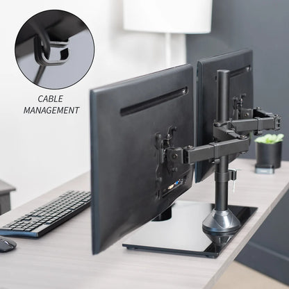 VIVO STAND-V002FG Soporte Doble Monitor 13 a 32"