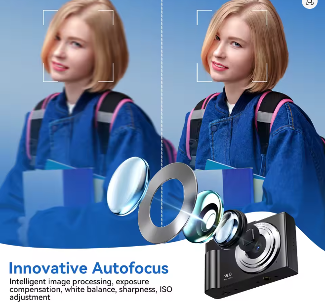 Cámara Digital RIVGOT FHD 1080P mini