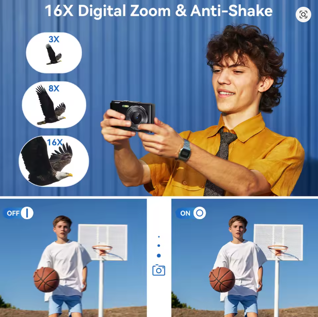 Cámara Digital RIVGOT FHD 1080P mini