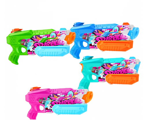 4 Pistolas de agua para adultos y niños 600 cc 32ft