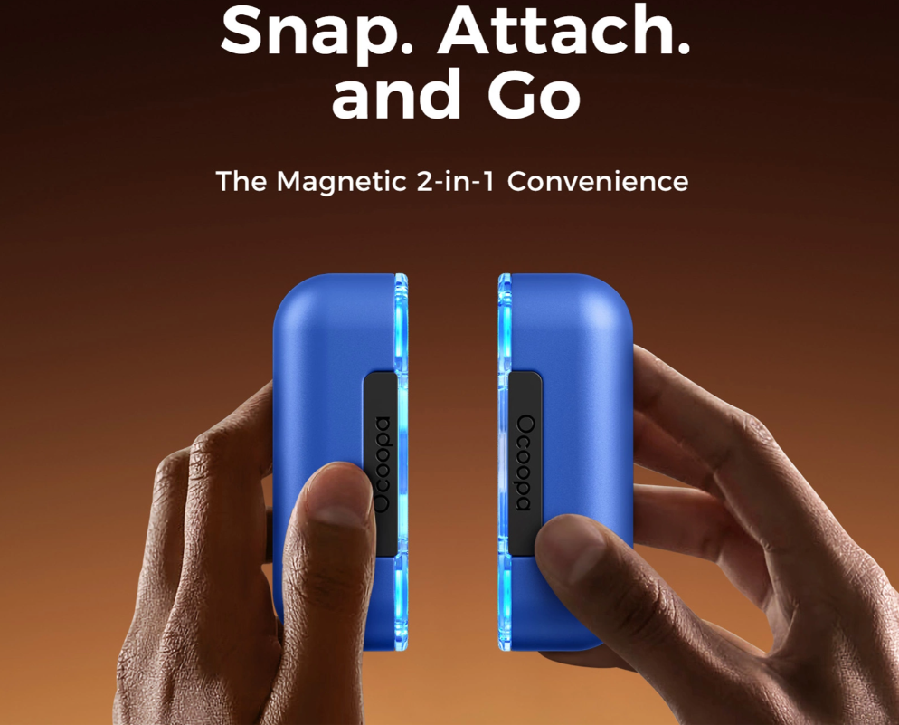 Calentadores De Manos Recargables Ocoopa, 2pcs, Magneticos