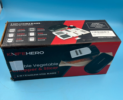 Picador Verduras KnifeHero 6 En 1 Acero Inoxidable