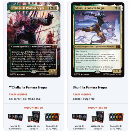 Magic The Gathering Marvel Wakanda Forever Commander 100