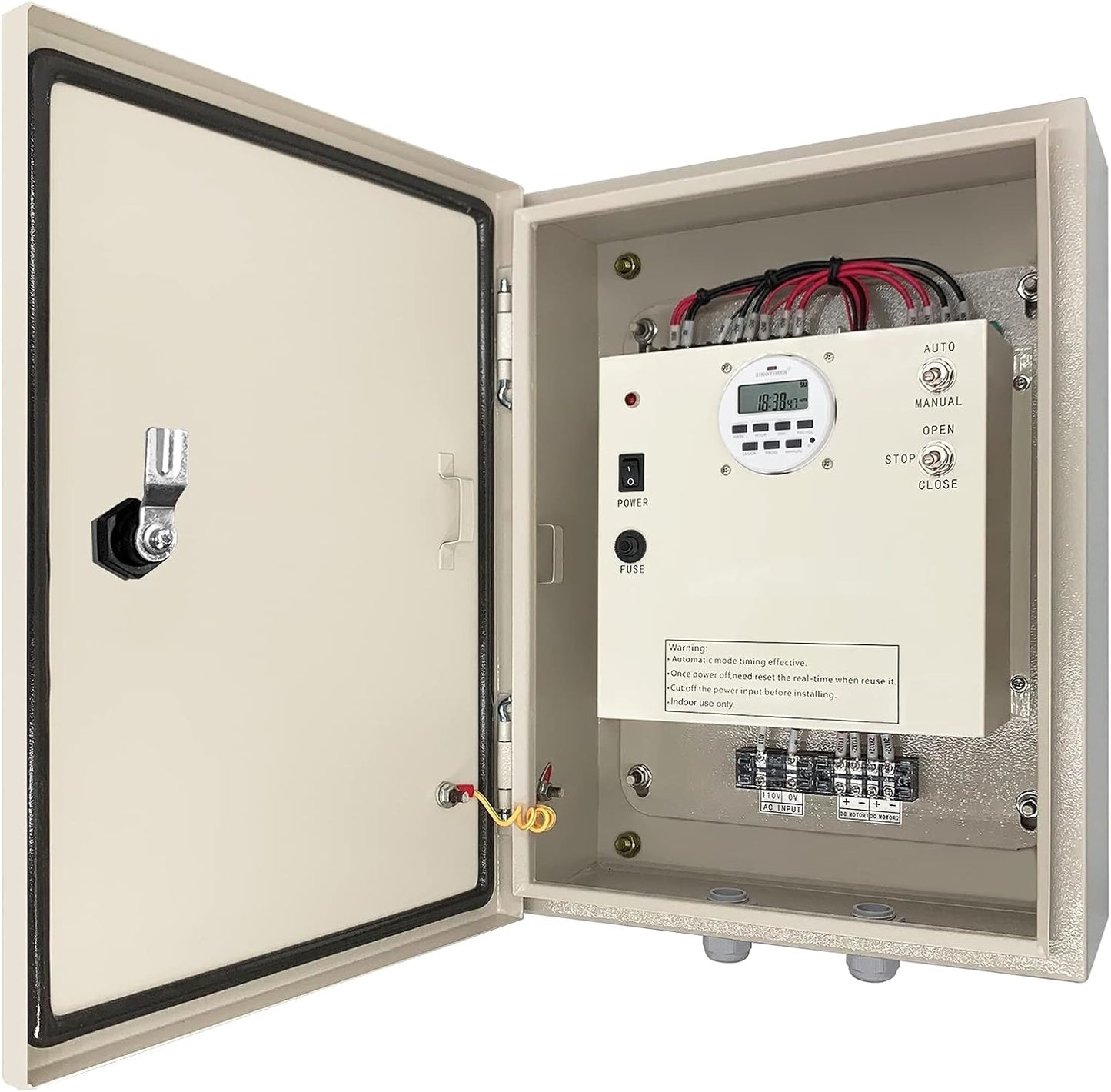 Controlador de temporizador de motor enrollable para invernadero  UYGALAXY