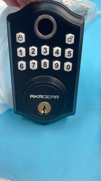 Cerradura De Puerta Con Teclado Electrónico Y Con Huella Digital