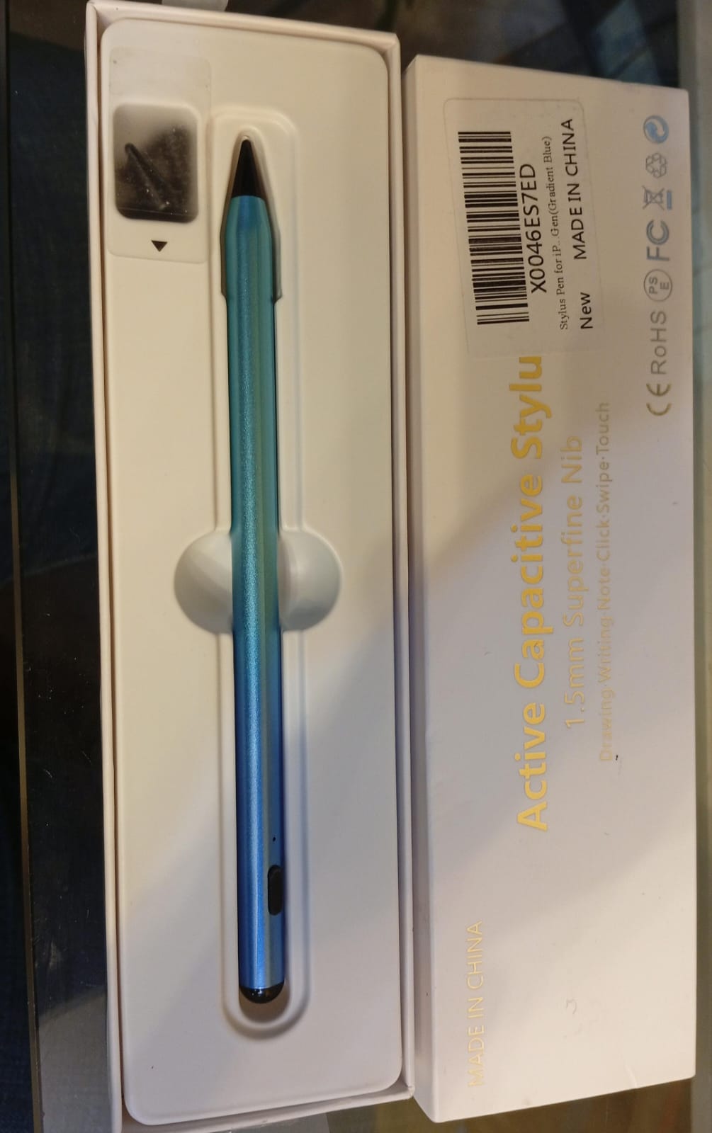 Lápiz óptico azul degradado universal para iPad Pro, Air y Mini.