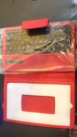 Funda/teclado para Samsung Galaxy Tab A10, T510/T515, piel plegable.