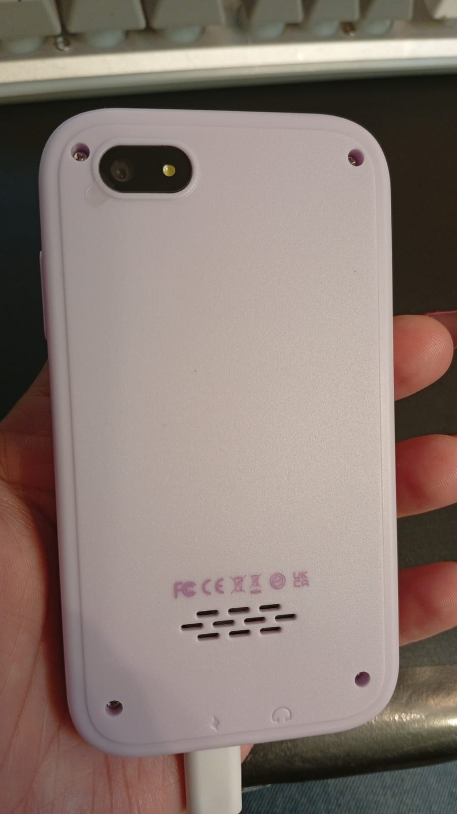 Teléfono infantil para niñas, de 3 a 8 años, táctil, cámara dual 8G.