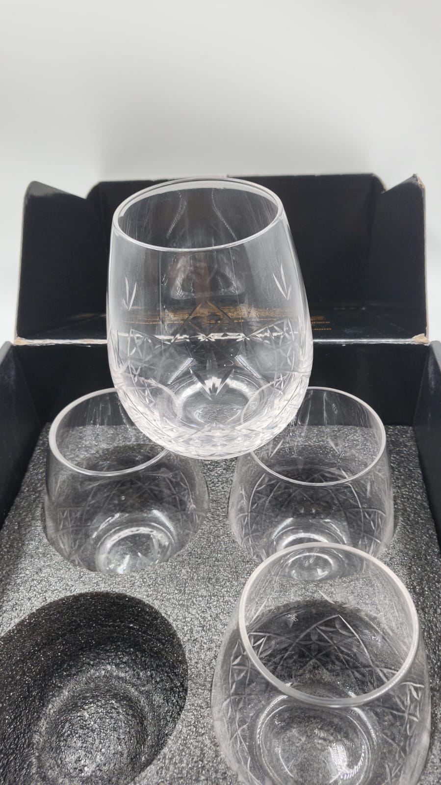 Juego de 4 copas de vino sin tallo , 20 onzas RORAEM