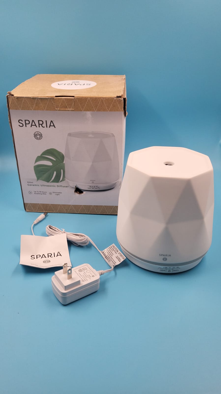 Difusor de aroma de cerámica de 300 ml. SPARIA ULTRASONICO