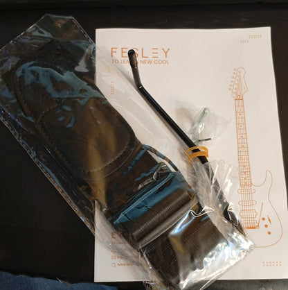 Guitarra Eléctrica Fesley, Cuello De Arce, Cuerpo Solido, 39".