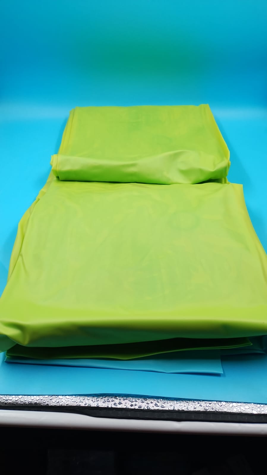 Tobogán acuático inflable de 16 ft con 2 carriles y tablas de cuerpo.