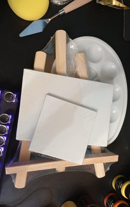 Kit de Pinturas Acrílicas en Lienzo, Nicpro de 80 pcs, 36ML.