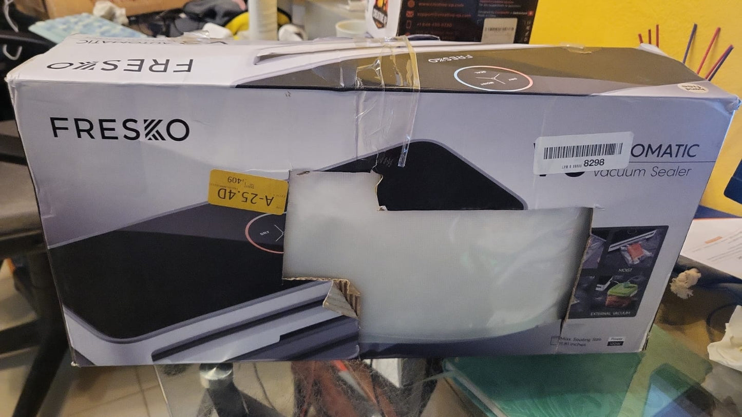 Selladora al vacío automática FRESKO para alimentos, USADO.