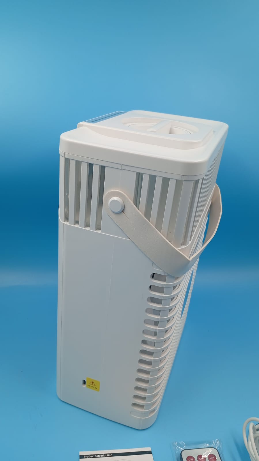 Aire portátil, 3 velocidades, 3 ajustes de niebla, tanque agua (USADO).